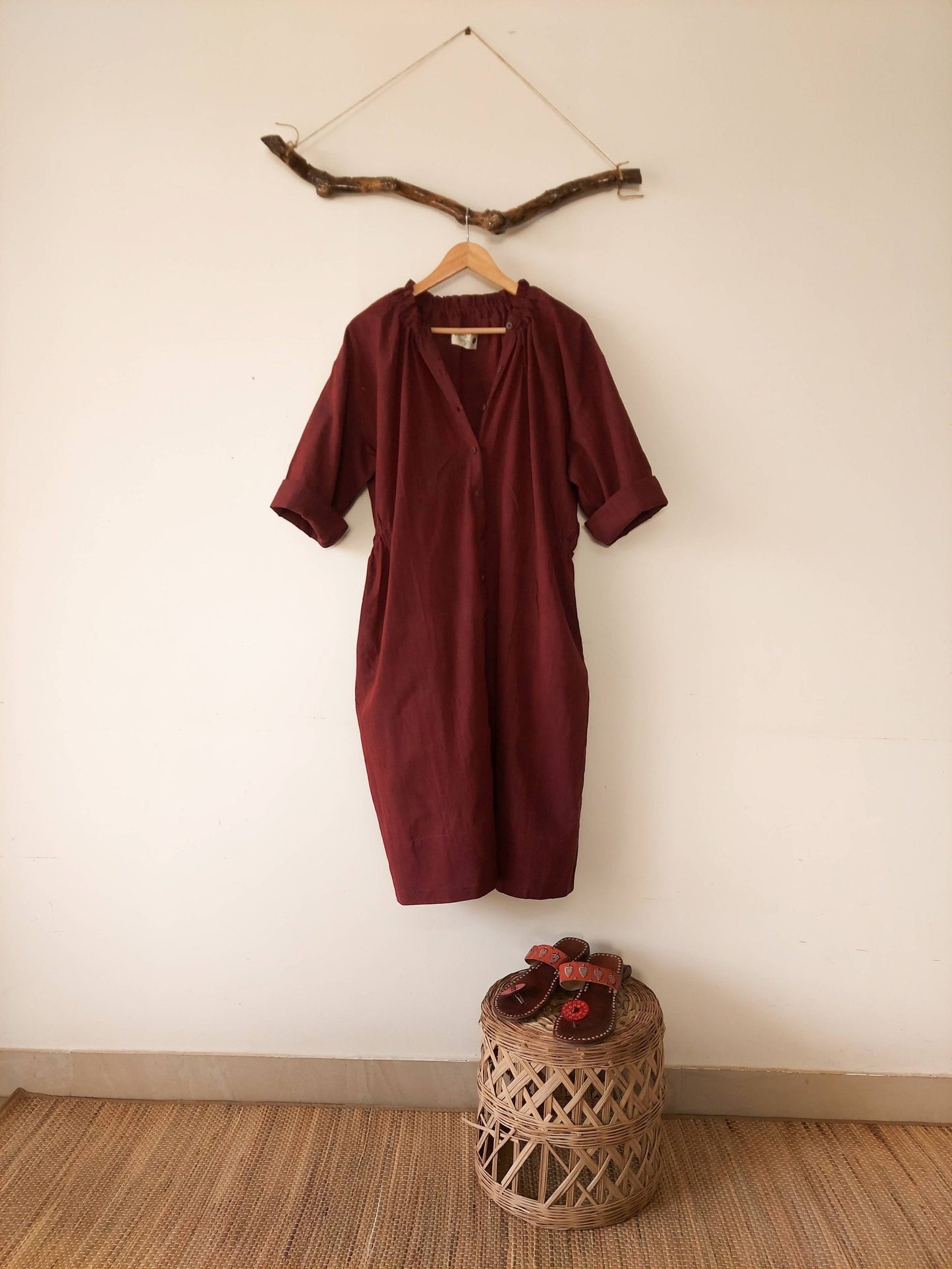 oversized shirt dress