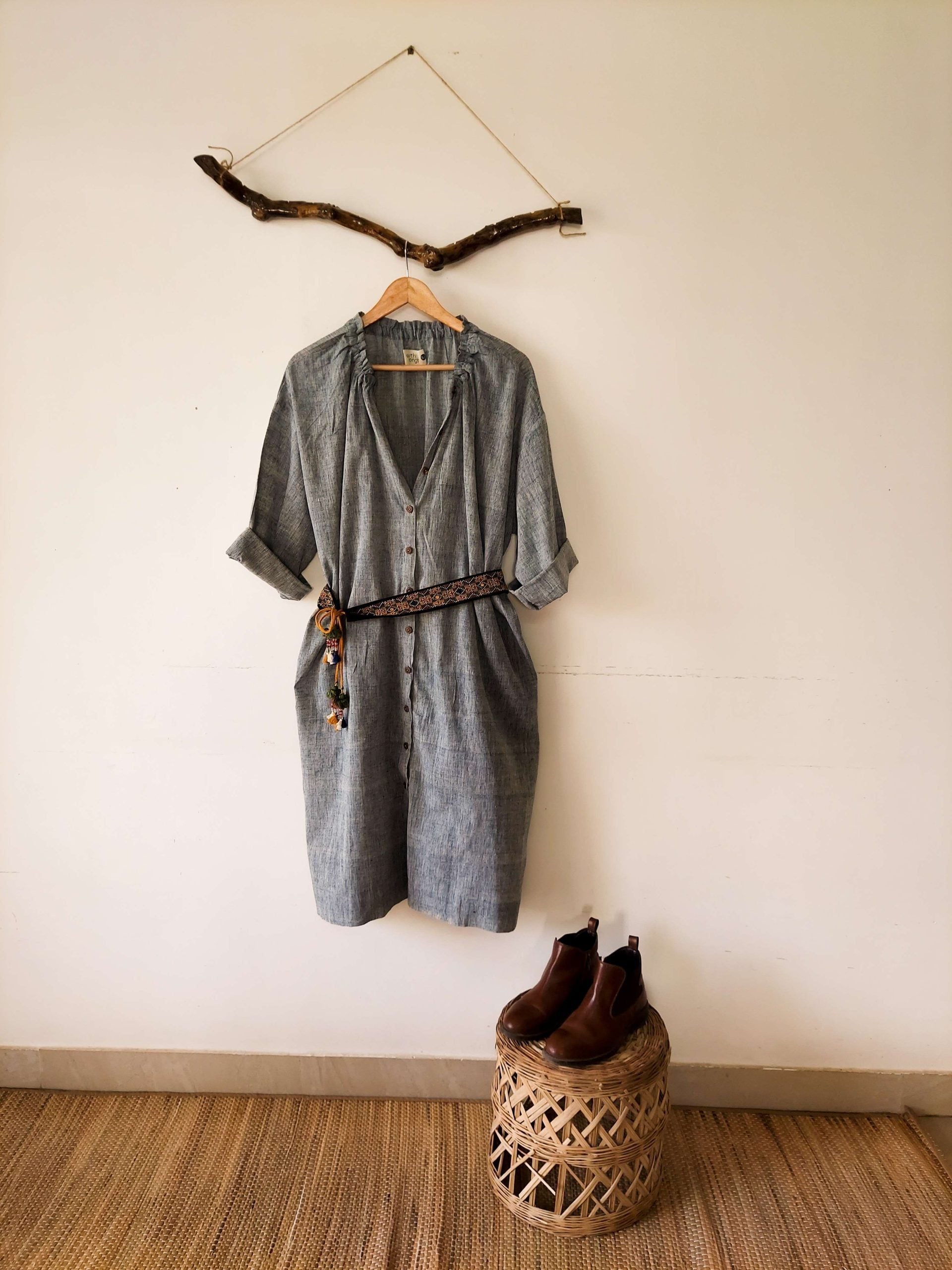 oversized shirt dress