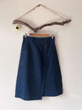 desi denim Indigo asymetric skirt