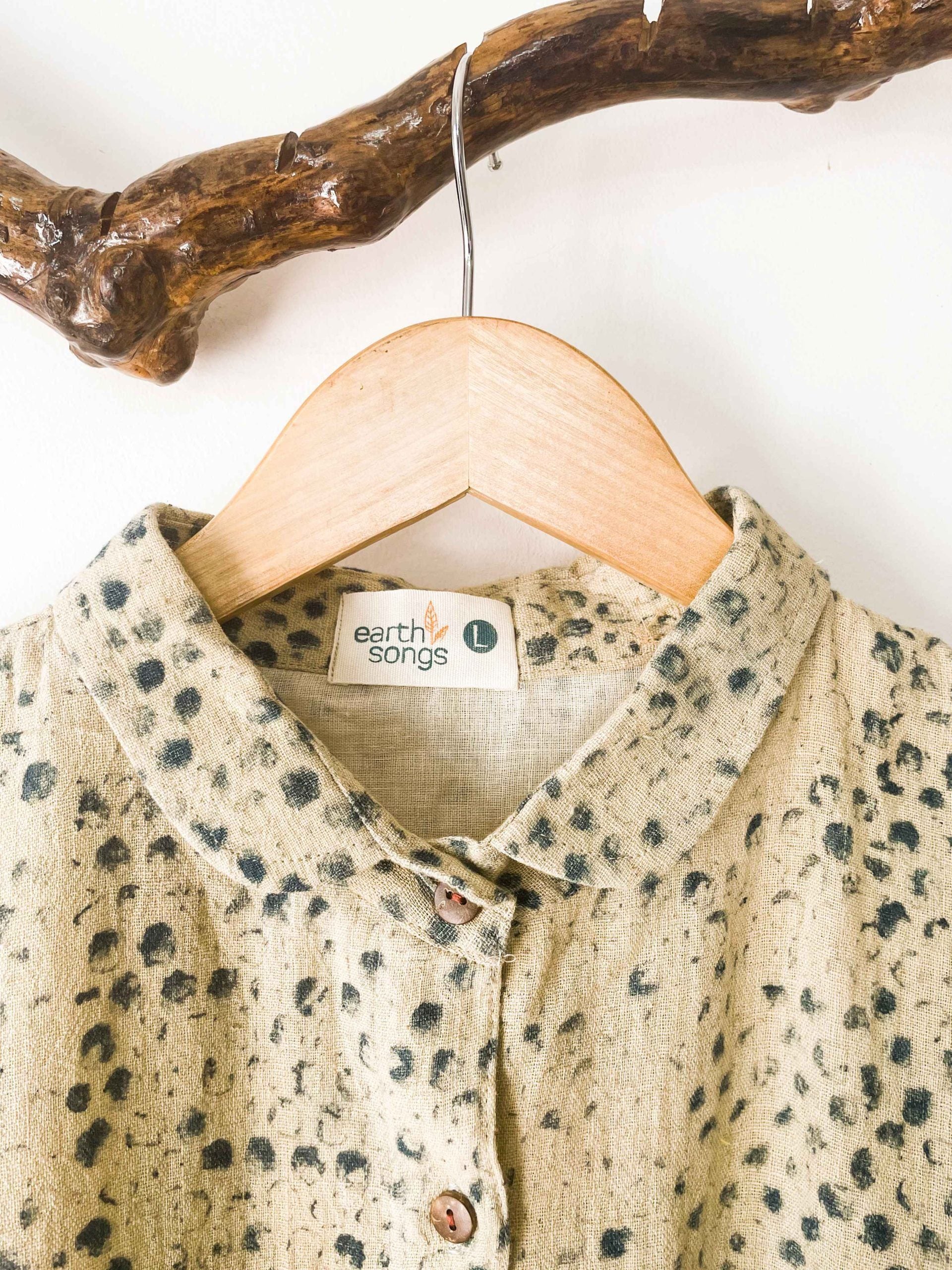 short tent dress - indigo