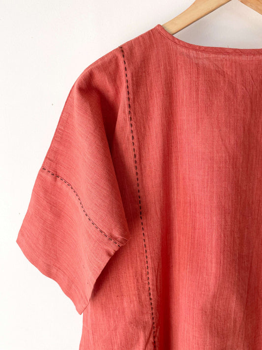 kali dress - coral