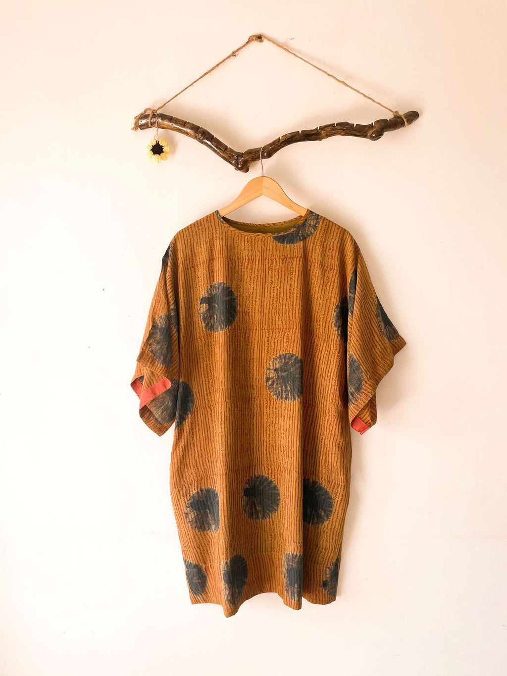 square sleeves dress style-3