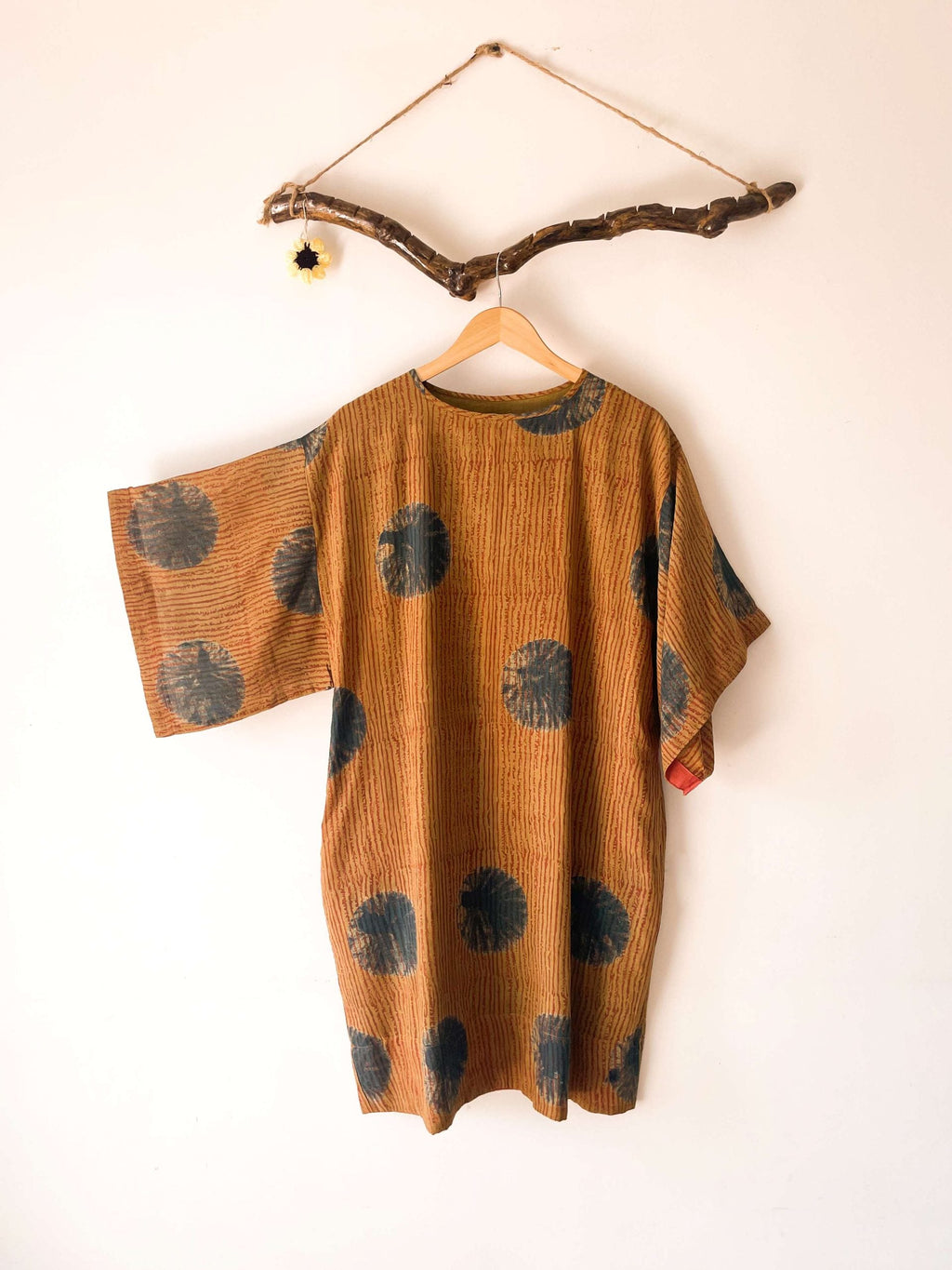 square sleeves dress style-3