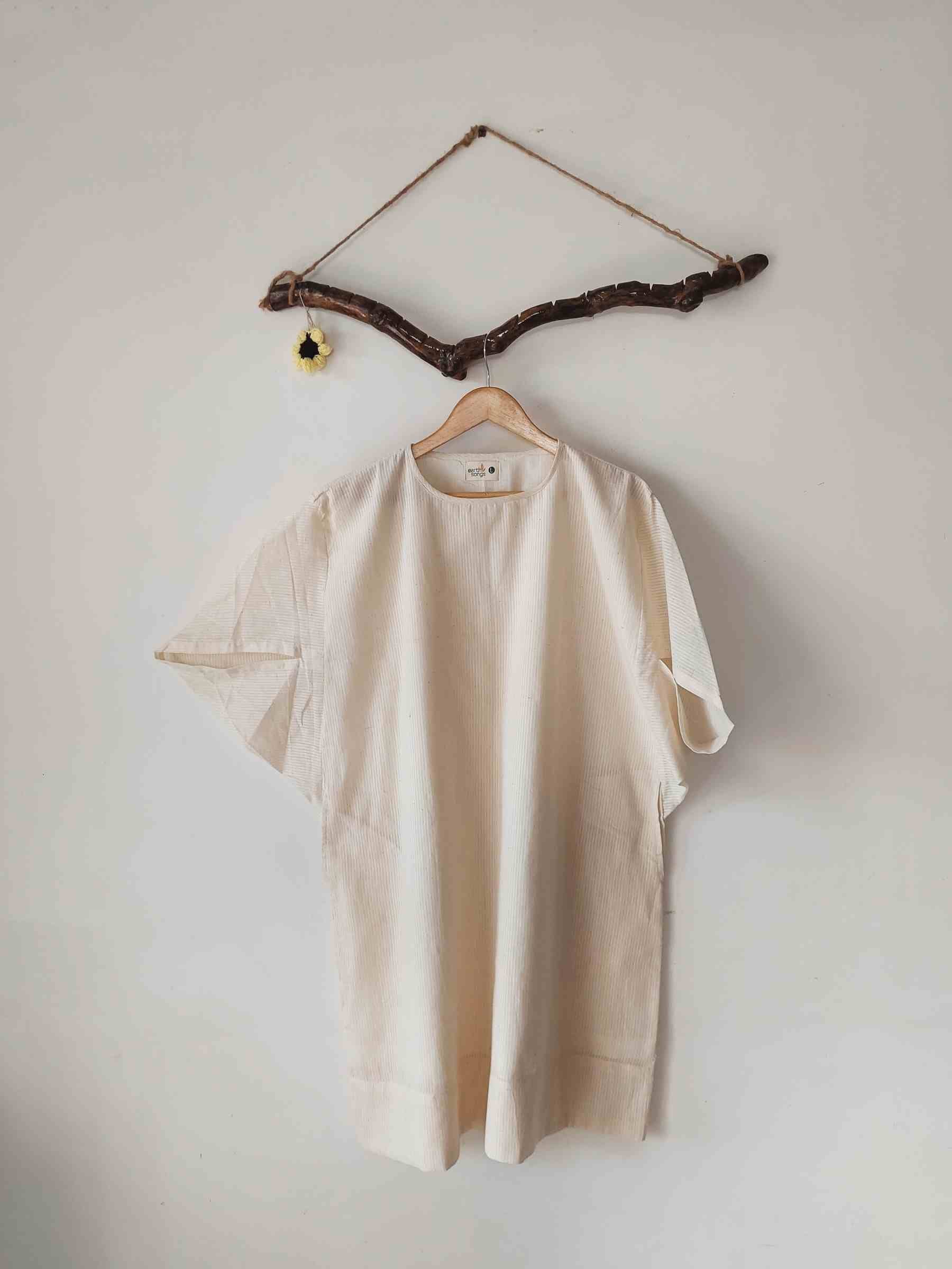 triangle sleeves dress style-1