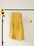front pocket skirt yellow