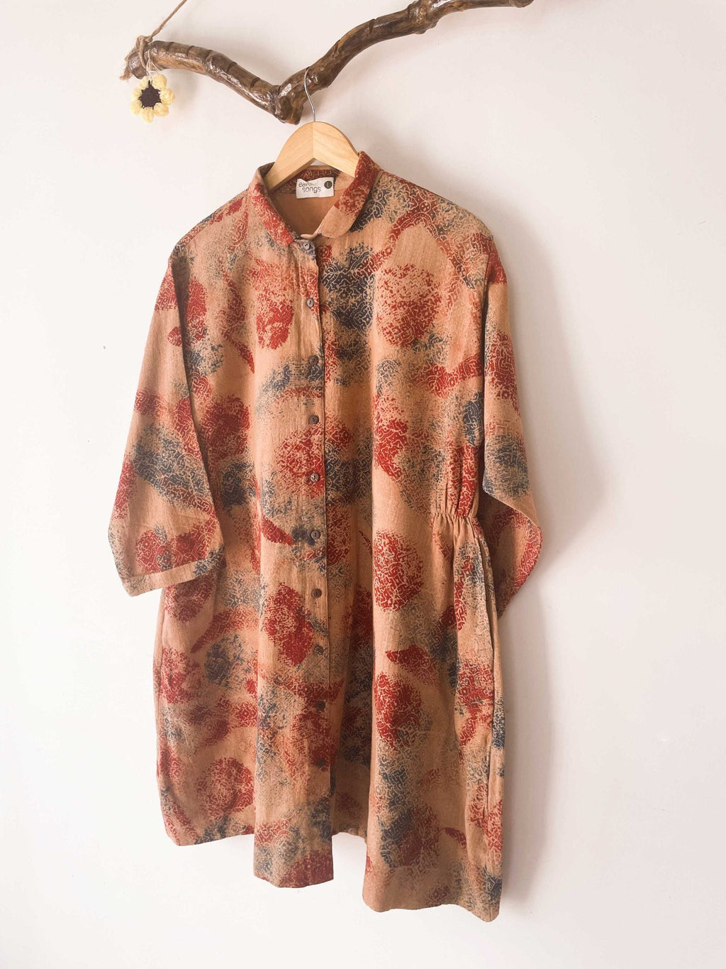 short tent dress - red