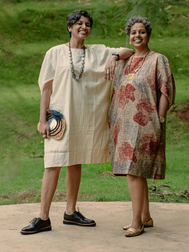 jhabla and a-line dress